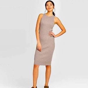 PROLOGUE | Ribbed Midi Knit Sheath Dress. Perfect condition. ESSENTIAL! 🔥